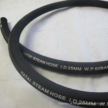 One Ply Steel Wire Braided Reinforced Wrapper Cover EPDM Steam Rubber Hose